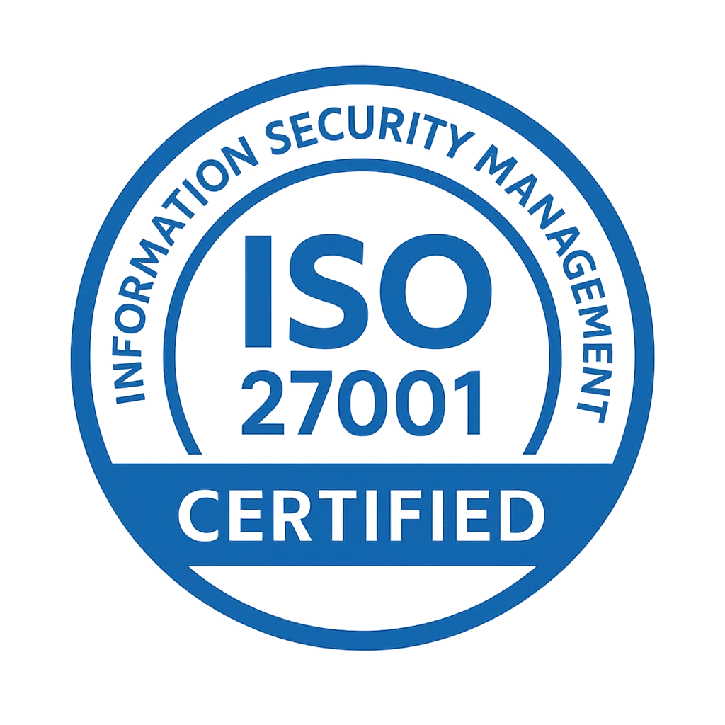 ISO 27001 zertifiziert