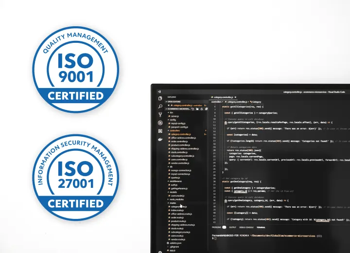 ISO 9001 und ISO 27001 Zertifizierung farbcode GmbH