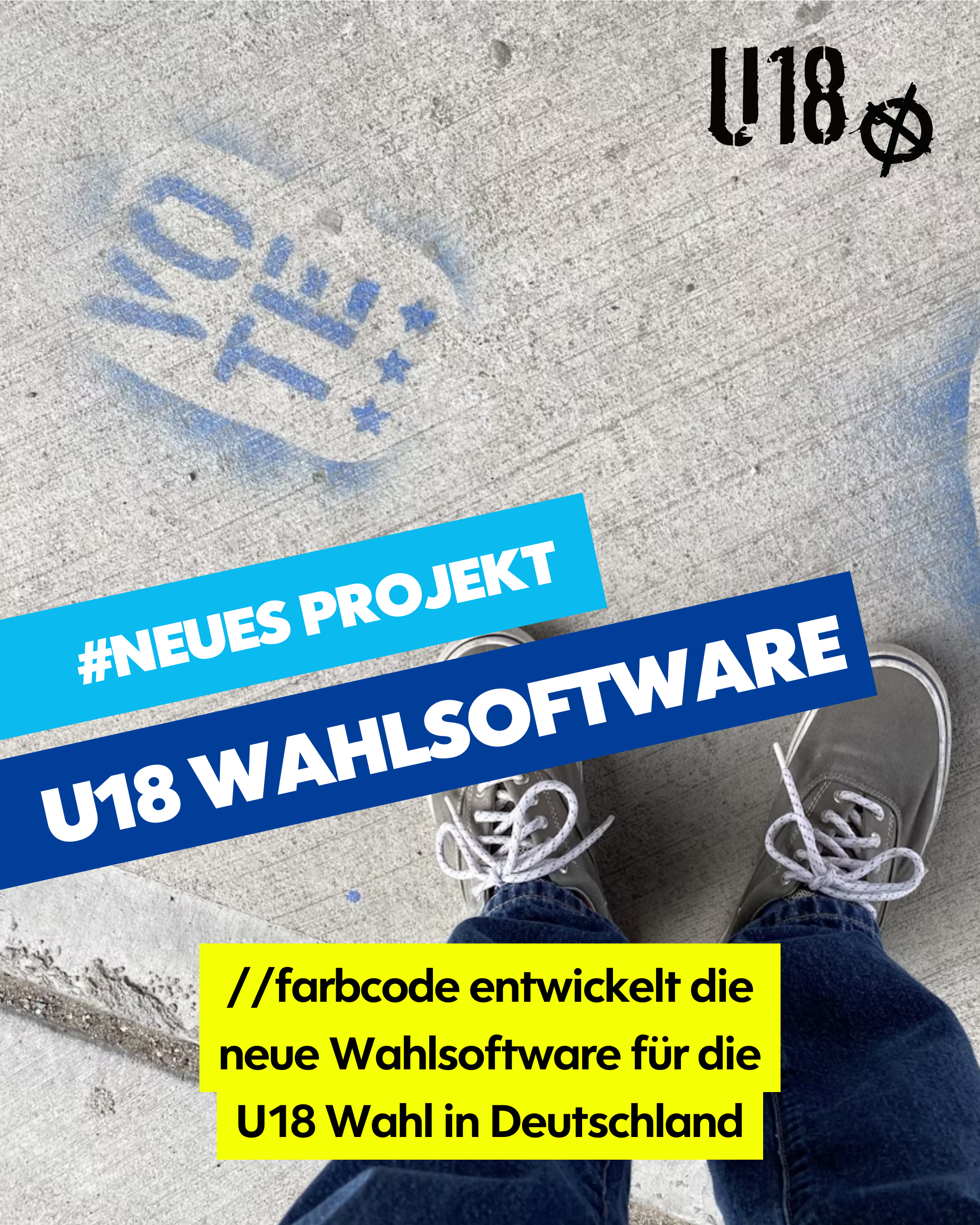 Neues Projekt bei farbcode: Die U18 Wahlsoftware Neues Projekt bei farbcode: Die U18 Wahlsoftware